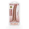 RealRock - Thin realistic dildo with suction cup 20.5 cm