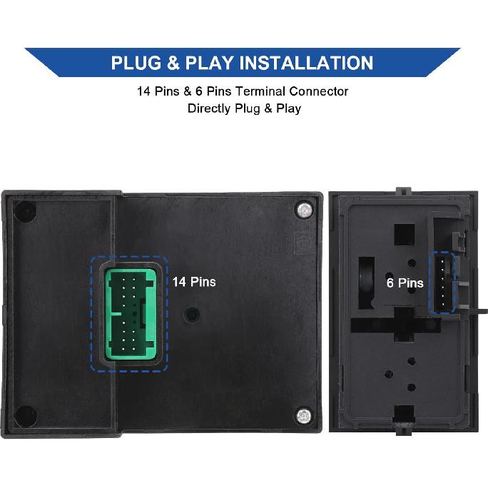Obaee Headlight Dimmer Headlamp Control Switch & Fog Lamp Switch Compatible With Chevy Chevrolet Silverado Suburban Tahoe Avalanche GMC Sierra Yukon