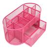 Most Popular in 2024 Desk Organizer 9 Grids Metal Mesh Office Pen Pencil Holder