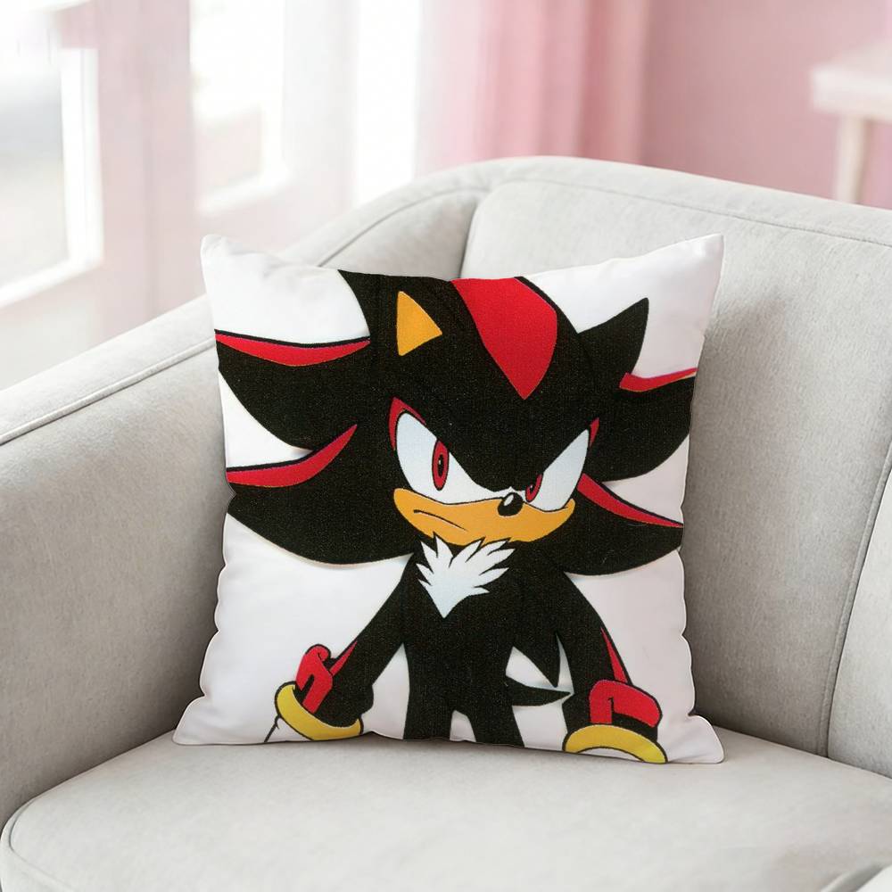 SSuper SSonics the HHedgehog Pillow Case for Sofa Living Room Home office Decor Protective Cover