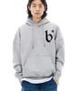 B Logo Hoodie Gray