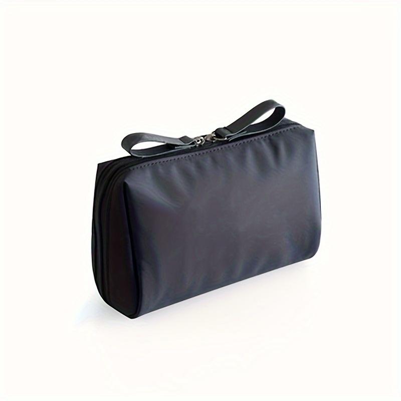 Small Solid Color Portable - Travel Cosmetic Pouch,Storage Organizer for Daily Use for Women Suitable for Travel