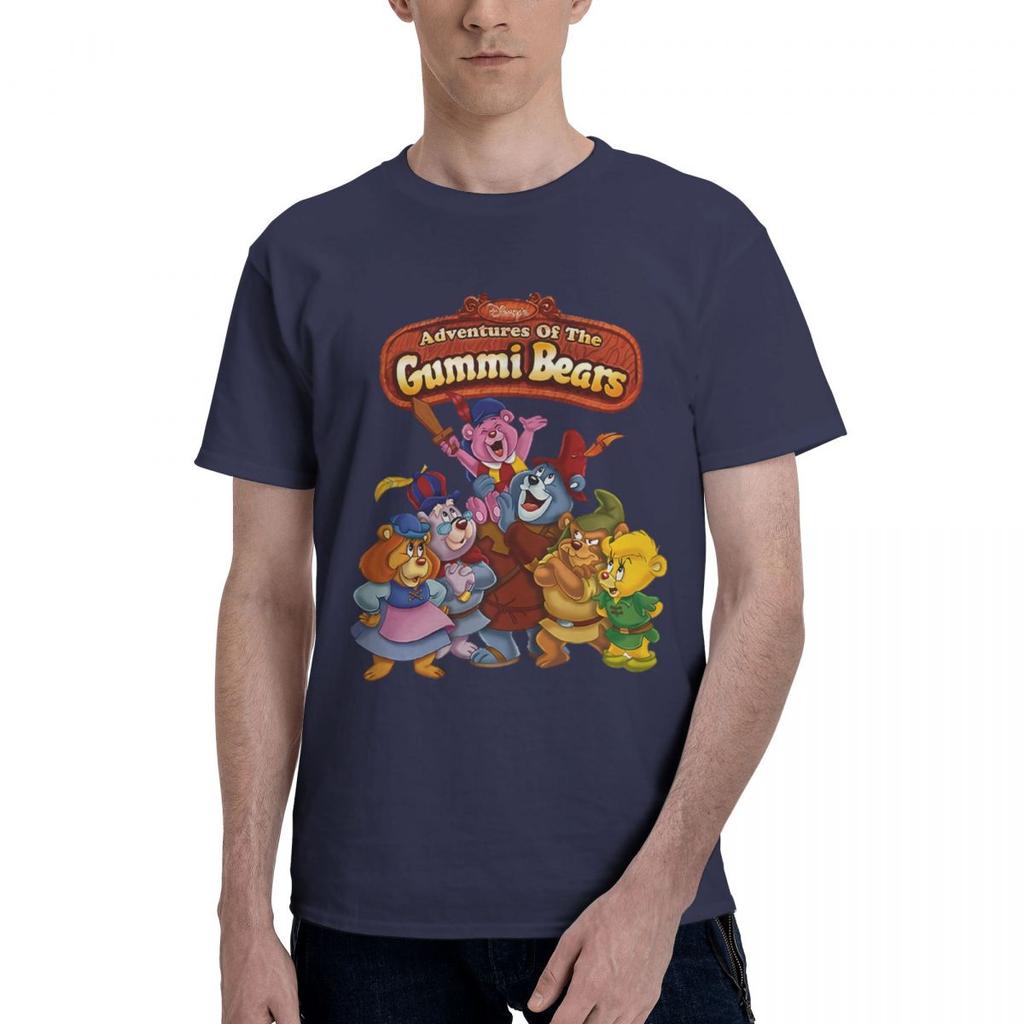 Gummi Cartoon 100 Cotton Casual Breathable Confortable Man Mens Clothing Brands Funny Shirt