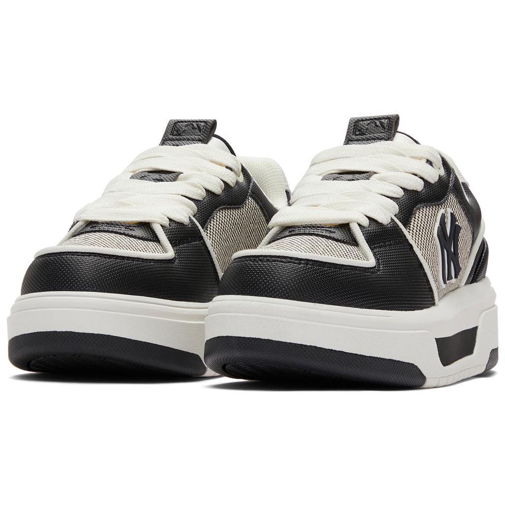MLB Chunky Liner Fabric Synthetic Leather New York Yankees Vintage Canvas Splicing Comfortable Versatile Low-Top Sneakers 3ASXLSL4N-50BKS