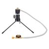 Gas Heater Tripod Heat Proof Stainless Steel Hose Portable Camping Heater Tripod Stand for Outdoor Fishing