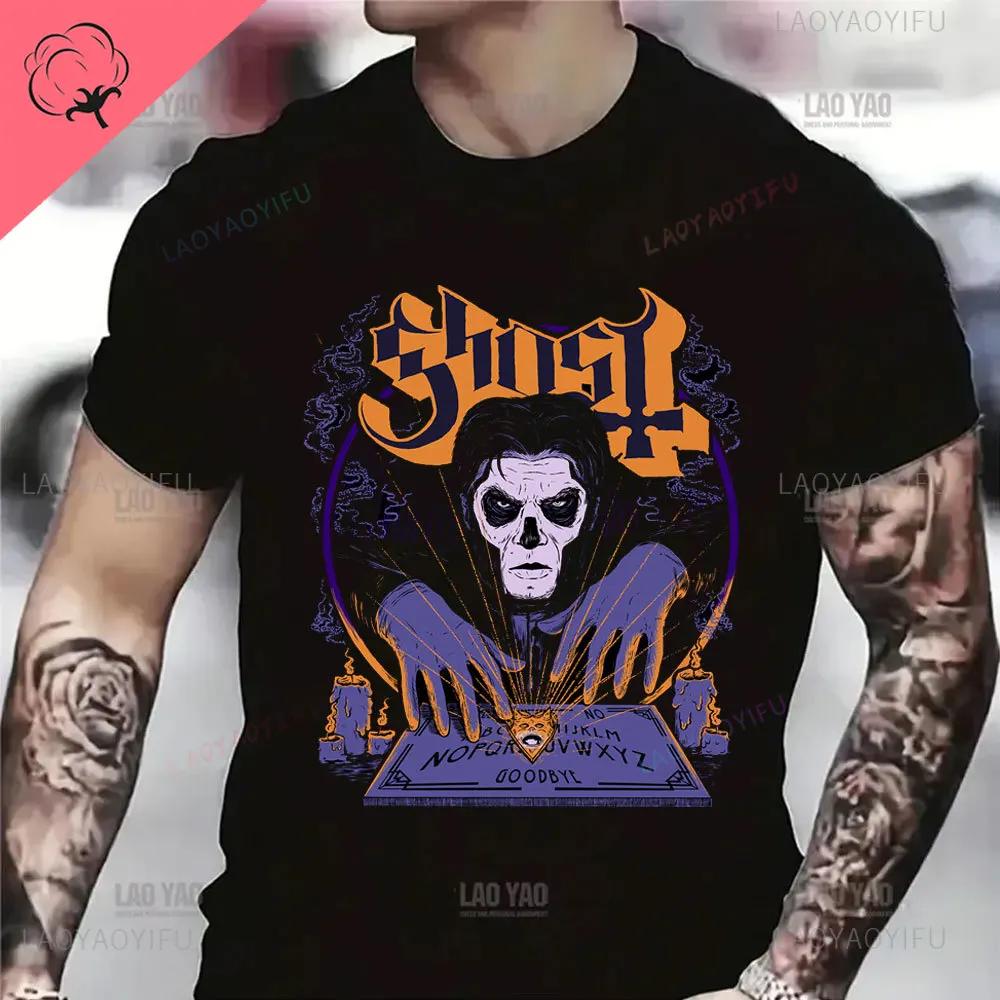 Funny Ghost BC Heavy Rock Band T-Shirts for Men Women O Neck Summer Casual Cotton Short Sleeve Tees Fashion Streetwear Men Tops