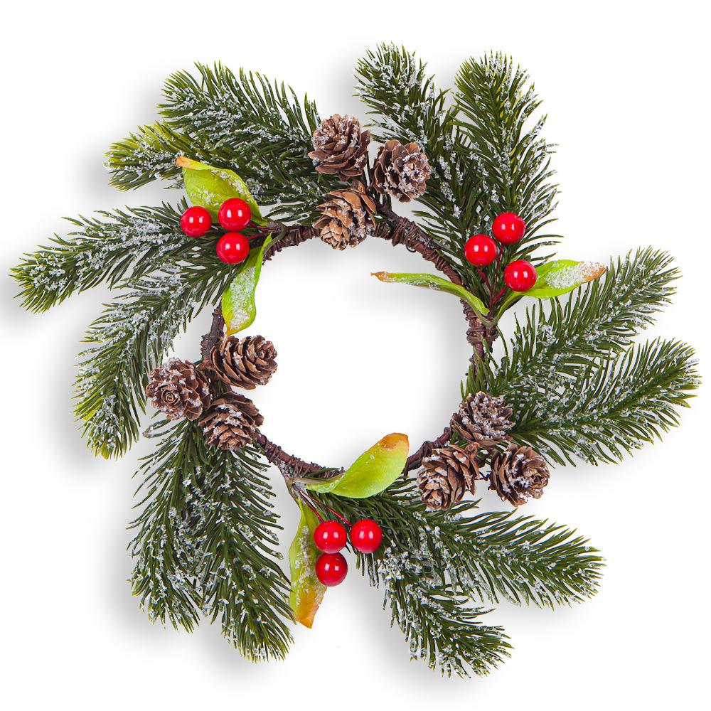 

Венок Оформление окна Ручная работа Прямые продажи Рождественский декоративный венок Inner diameter 10 Outer diameter 23