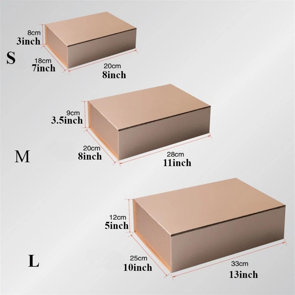 Caja de regalo de color sólido, caja de embalaje de regalo magnética sorpresa para el Día de San Valentín, suministros festivos, caja de regalo para San Valentín