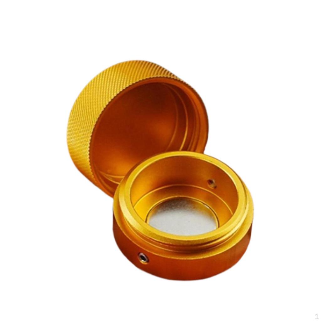 Aluminum Alloy Holder for Billiard Chalk with Round Cap