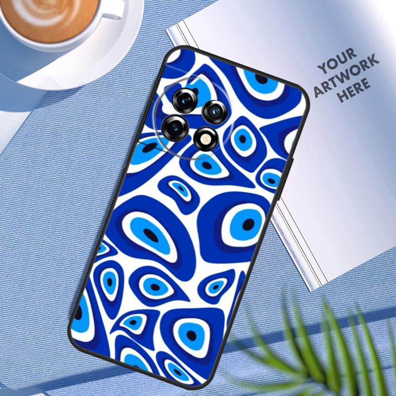 Big Eyes Cartoon Pattern Case For OnePlus Nord 5 CE 2 3 4 Lite N30 OnePlus 11 12 13 15 12R 13R 10T 13T 9 10 Pro Cover