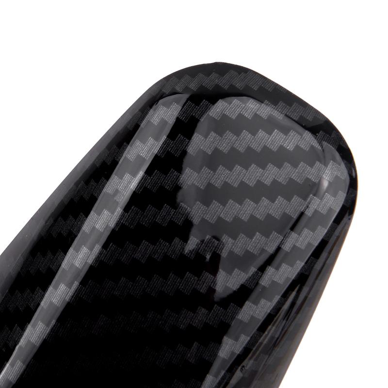 Car Carbon Fiber Style Exterior Door Handle Moulding Covers Trims Fit For Honda Civic Coupe 2 Door 2006 2007 2008 2009 2010 2011