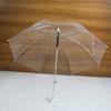 Transparenter Regenschirm mit langem Griff, Manuell, Hoher Ästhetikwert, 8 Speichen, Koreanischer Stil, Transparenter Regenschirm im Instagram-Stil, Student Influencer