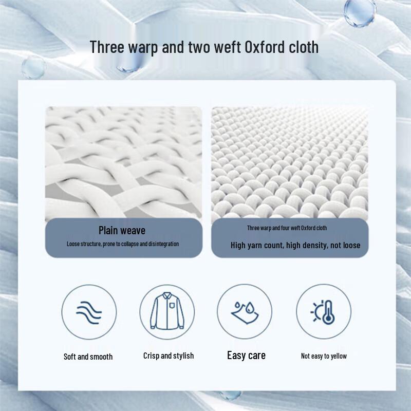 FIRS Men's Striped Pure Cotton Oxford Short-Sleeve Shirt