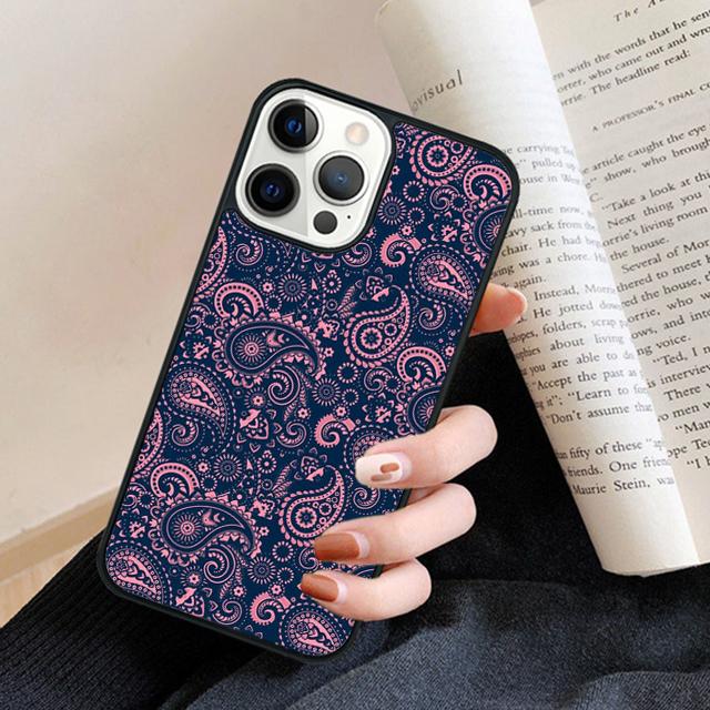 Bandana Paisley Pattern Art Phone Case Cover For iPhone 17 Air 16 15 14 plus 11 12 13 pro max coque Shell Fundas