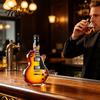 Potravinářská skleněná láhev na alkohol Tvar kytary Láhev na víno, Velkokapacitní karafa, Šroubovací uzávěr Borosilikátová retro karafa Pivo pro skladování A
