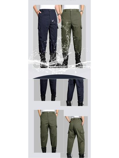 Men's Tear-Resistant Summer Work Overalls for Construction and Welding