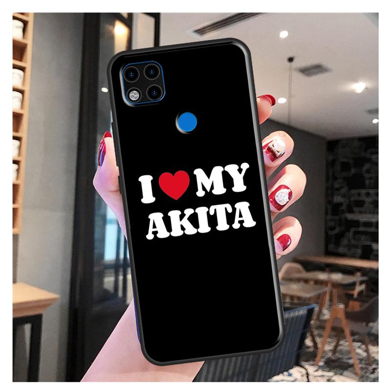 

Чехол с милой собакой Акита для Xiaomi Redmi Note 10 Pro Note 9 Pro Note 11 Pro 8T 9S 10S 10 9A 9T 9C Redmi Note11Pro Plus