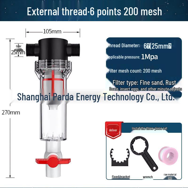 Aquarium Auto-Reinigungs-Fischabfallfilter mit selbstentleerendem Sand-Vorfilter