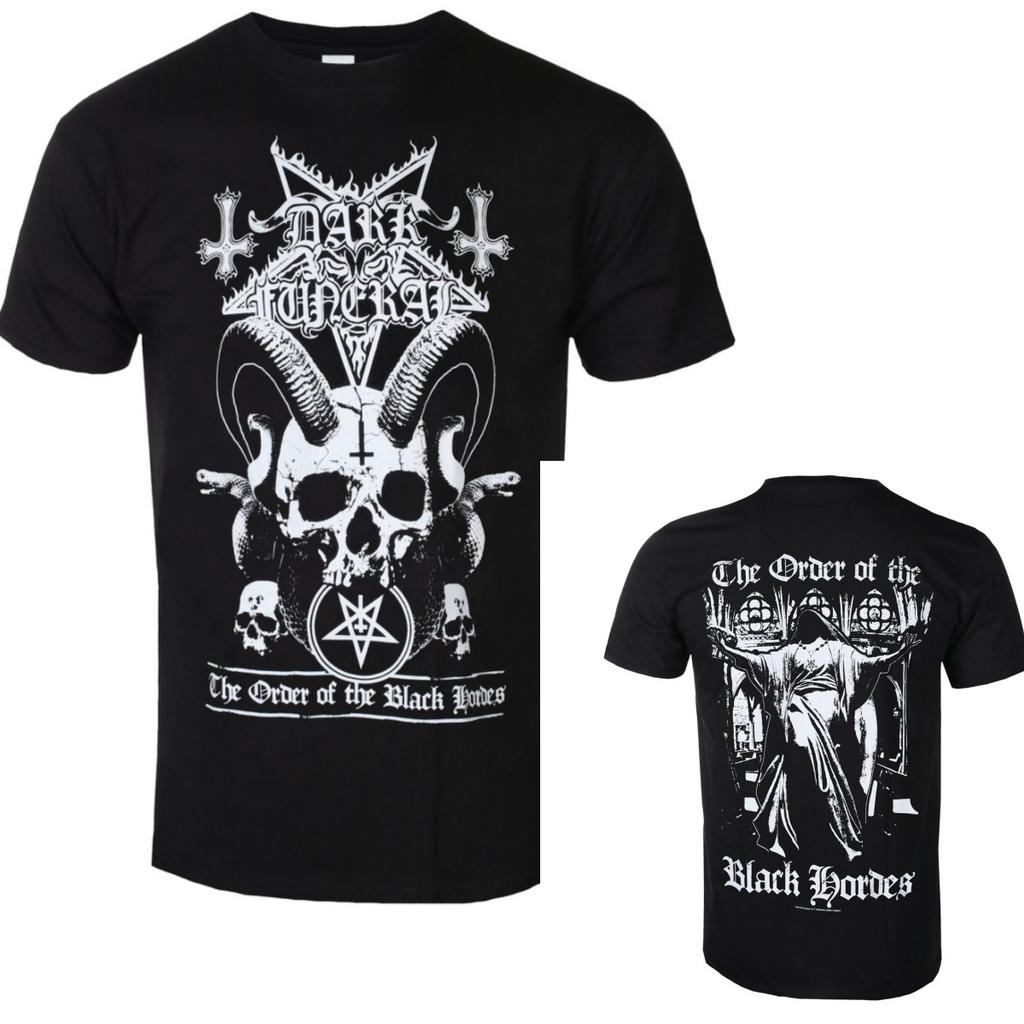 Dark Funeral Graphic Cotton Tshirt Unisex Summer Short Sleeve Fashion Brand Tee Luxury Casual Vintage Tees