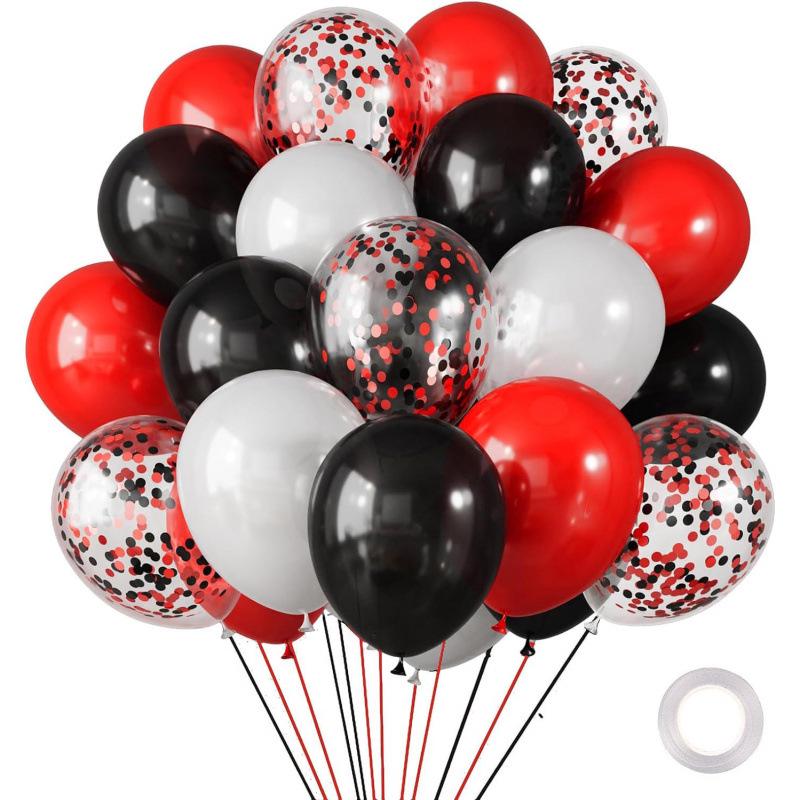 Metal Sequin Balloon Set - 30 Colorful Holiday Party Decorations