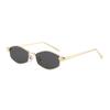 2026 Leopard Head Metal Frame Small Diamond Sunglasses - European & American Style