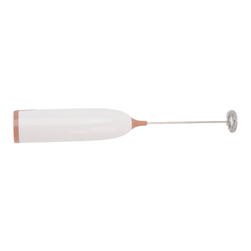 White Coffee Black Milk Foam Maker Battery Powered Milk Beater Practical Milk Frother  Home Kitchen