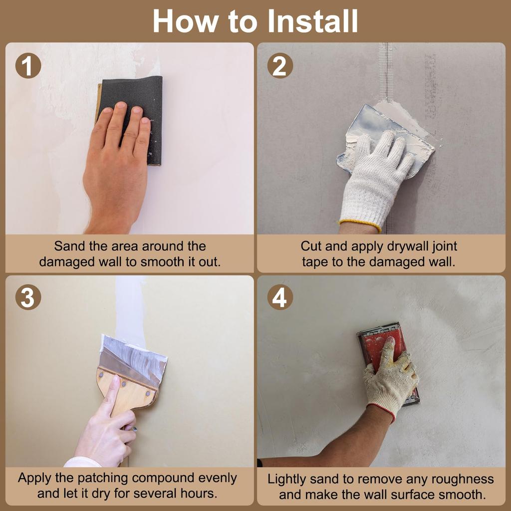 PATIKIL Multi-Purpose Repair Tape, Fiberglass Self Adhesive, 8 Mesh Tape, Width 2.0 inches (5