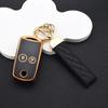 For Honda Acura 2/3 Button Flip Key Cover Shockproof TPU Case Fit For Civic Accord CR-V HR-V Odyssey TL TSX Key Holder Ring