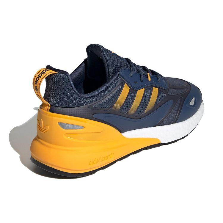 Adidas ZX 2K Boost 2.0 Crew Blue Semi Solar Gold Unisex Sneakers Core-Black GZ7733
