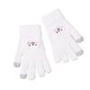 Winter Cartoon Smiling Gloves Students Cute Velvet Thickened Warm Gloves Cycling Touch Screen Five Finger Gloves