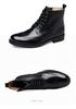 Men's Hand-Carved Leather High-Top Martin Boots: Casual Business Style