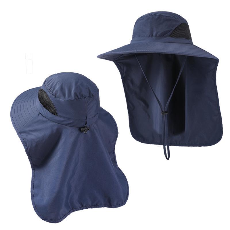 Bucket Hat Breathable Sunshade Sun Protection Hat Men and Women Plus Brim Sun Hat Outdoor Quick Drying Mountaineering Fishing Hat