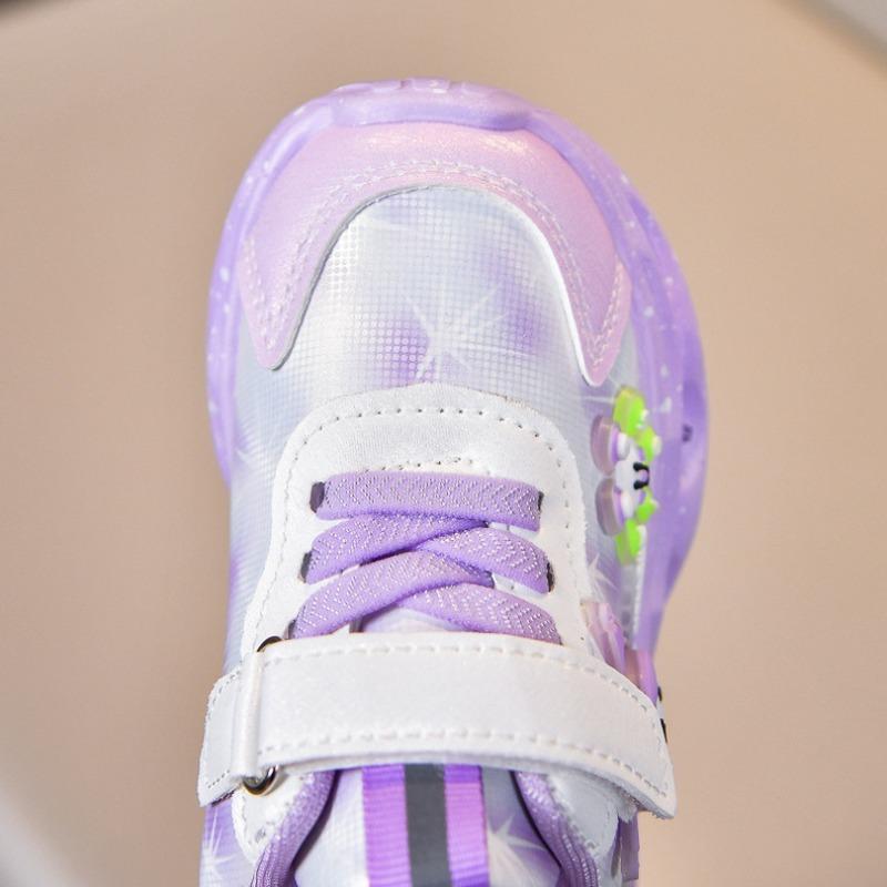 Nuove Sneakers Casual Cartoni Animati Luminose per Bambine | Scarpe Sportive LED a Suola Morbida per Bambini Piccoli, Calzature Sportive da Bambina