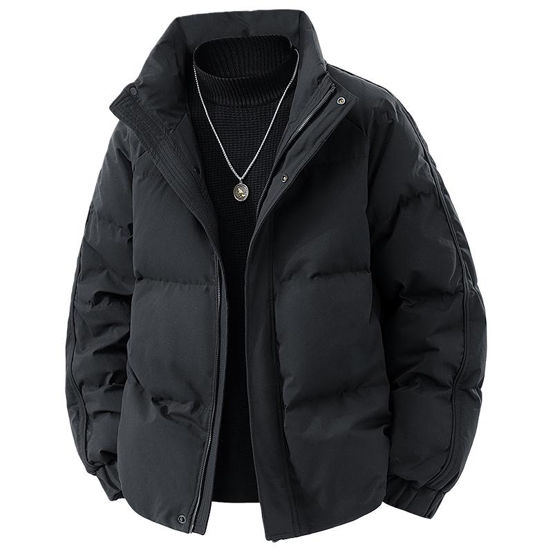 

Men s Versatile Thickened Stand Collar Down Jacket, 90% Down M чорний