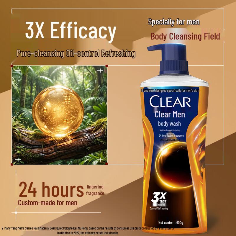 CLEAR Гель для душа туалетная вода Rainforest Secret для мужчин