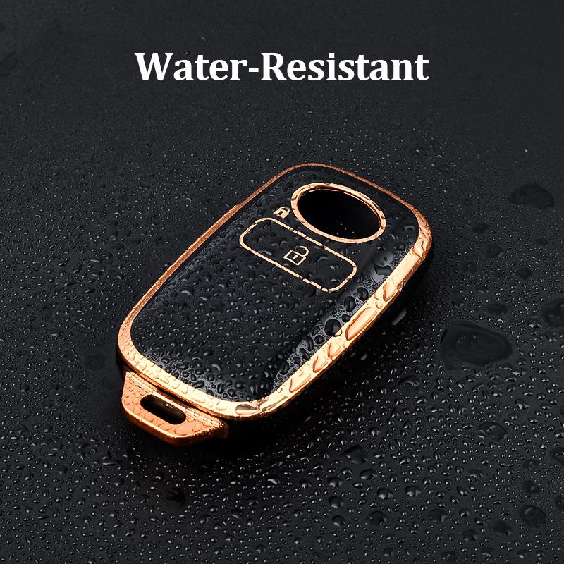 TPU Smart Remote Autoschlüsselhülle für Toyota Perodua Malaysia Autoschlüsselschutz Autoschlüsselanhänger 2 Tasten Schlüsselanhängerschutz