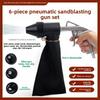 Mini Pneumatic Sandblasting Gun With High Pressure For Rust Removal And Surface Cleaning