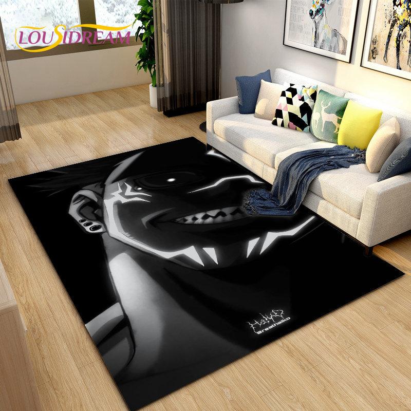 Jujutsu Kaisen Anime Cartoon Area Rug,Carpets Rug for Living Room Bedroom Sofa Doormat Decoration,Kids Play Non-slip Floor Mat