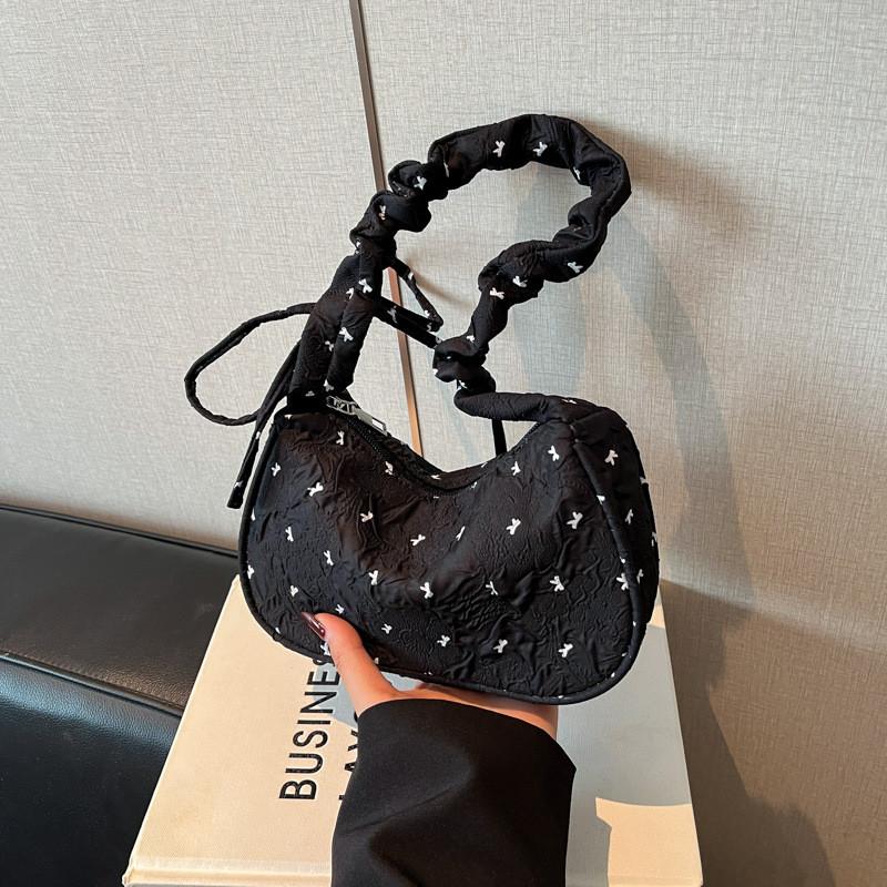 Pu Butterfly Knot Crossbody Bag For Daily Office Wear