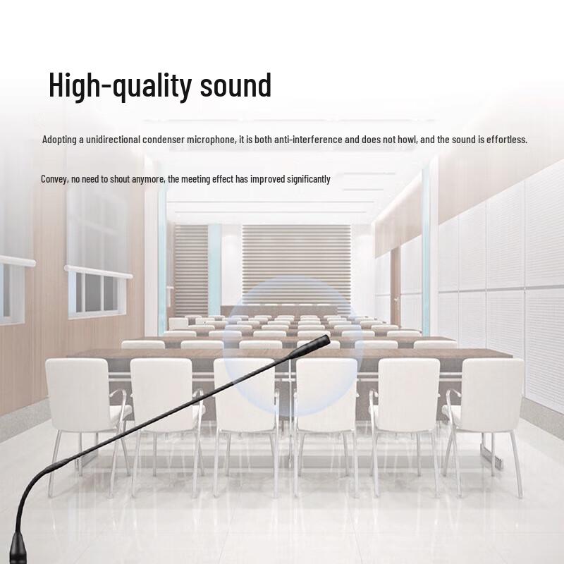 Runpu RP-YX830A Desktop Gooseneck Wired Conference Microphone (CN version)