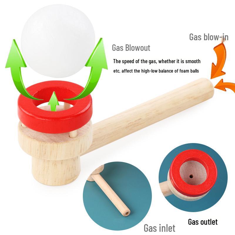 Child's Breath Trainer: Floating Ball Game for Lung Capacity and Sensory Exercise