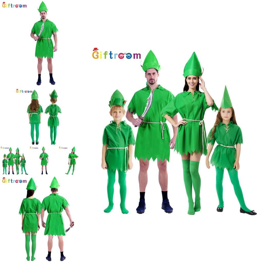 Couples And Family Friendly Peter Pan Costume For Halloween Theme Party Fun
