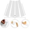 6Pcs Silvery Car Door Window Pillar Posts Trim Cover Sticker For Toyota Camry 2012 2013 2014 2015 2016 2017 BC Column Parts