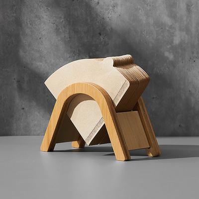 Hand Drip Kaffee Filter Papier Halter Holz Lagerung Rack Dispenser Kaffee Zubehör Filter Papier Lagerung Stehen