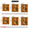 2pcs,2D Plane Printing Curtains Blossom Symphony(1) Durable Polyester (without Rod) Room Decor Use for Living Room, Office,