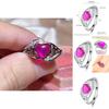 2018 Cross-border Explosion Source Fantasy Australian Peach Heart Ring Mother's Day Gift Mom Inlaid Diamond Ring