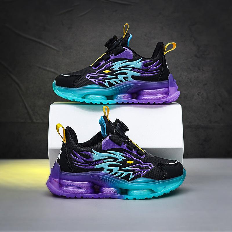 Boys shoes 2025 new children's autumn sports shoes medium and large children's leather waterproof running shoes children's casual shoes