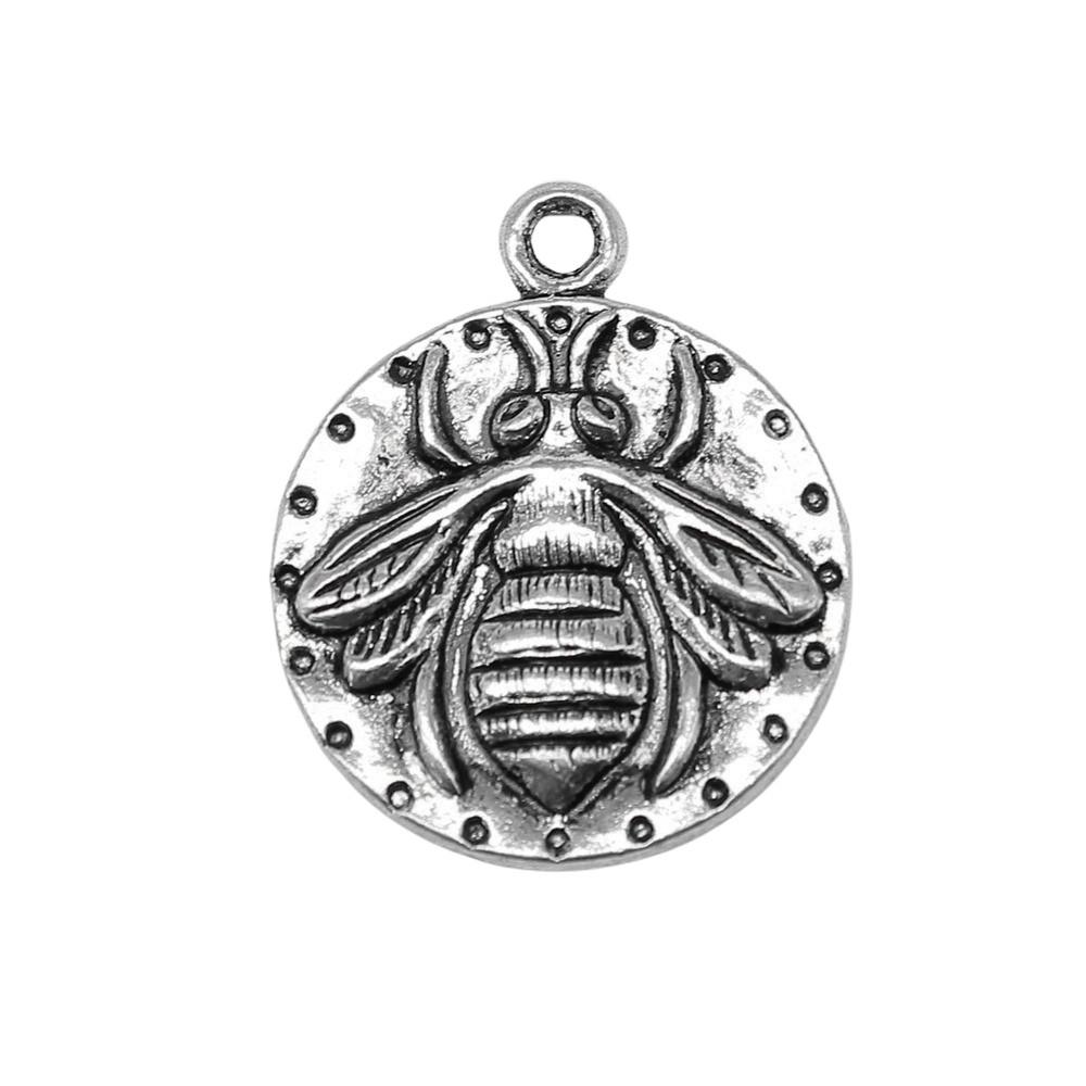 Large Pendants Bees Honeycomb Charms For Bee Themed DIY Jewelry Making