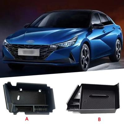 Para Hyundai Elantra Avante i30 Sedan CN7 2022 Caja de almacenamiento de reposabrazos central Bandeja organizadora de consola central Accesorios para automóviles