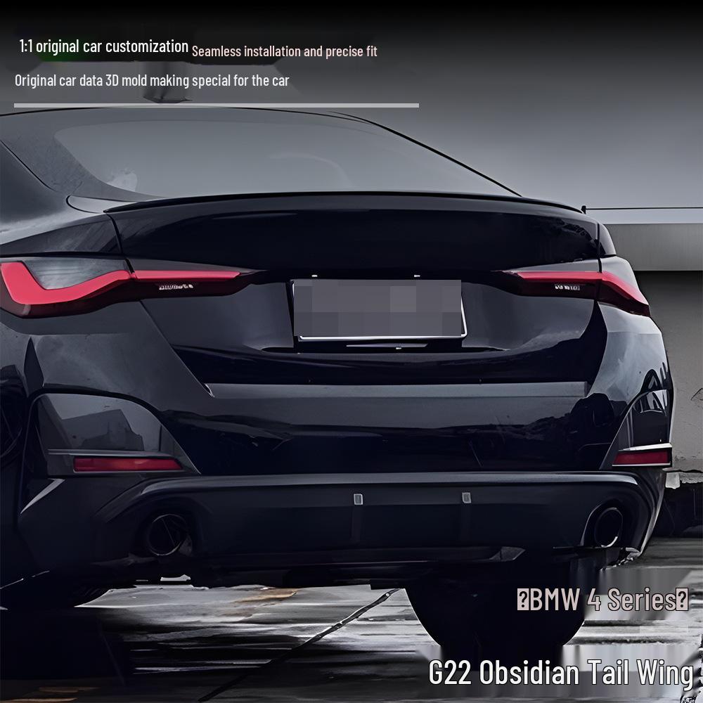MP Style Rear Spoiler for BMW 4 Series G22 - Non-destructive Installation (2021+ Models)